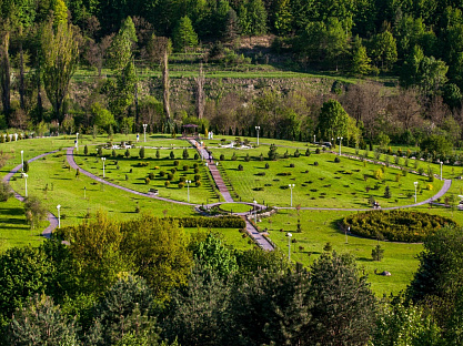 Санаторий «Заря», Кисловодск. Территория
